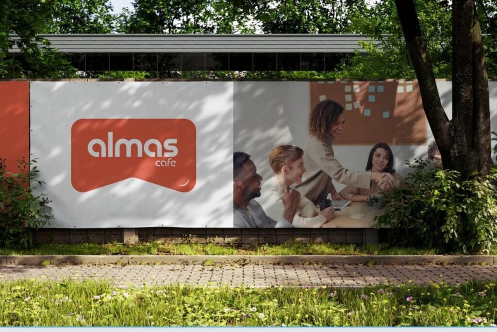 Almas Cafe exterior in Ajman